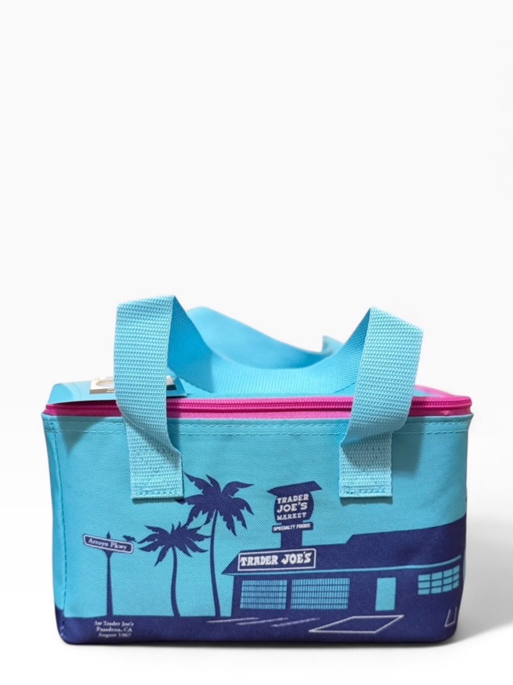 Trader Joe’s NEW Mini Insulated Bag Blue & Purple